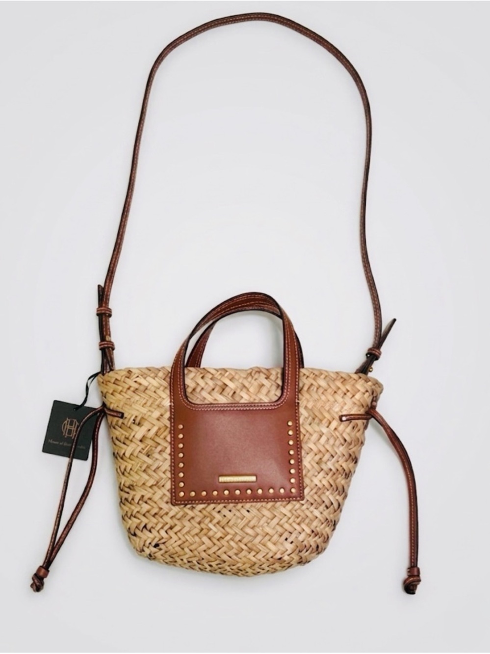 House of Harlow 1960 | Woven Straw Crossbody - Picture 2 of 9